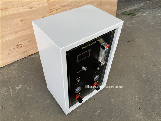 Δείκτης οξυγόνου πλαστικού πολυμερούς ASTM D2863 Δείκτης οξυγόνου με δείκτη θερμοκρασίας