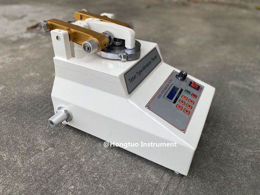 Δοκιμαστής τριβής Taber ASTM D7255 Δερμάτινος περιστρεφόμενος τριβέας για δοκιμή φθοράς