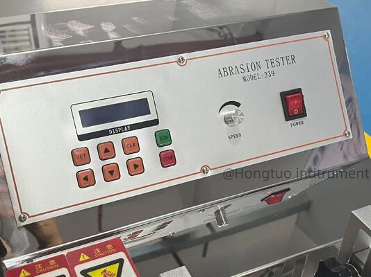 Μηχανή δοκιμής αντοχής στη φθορά για δοκιμές τριβής υλικών και αντοχής