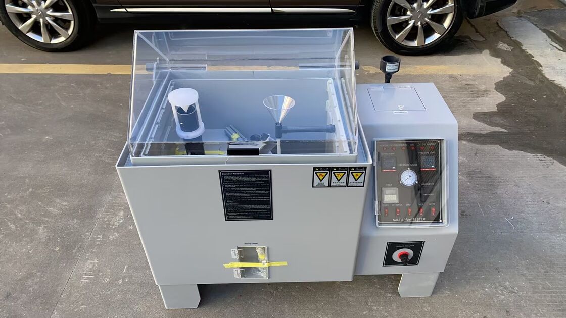 Θάλασσας ψεκασμού δοκιμαστική αίθουσα ASTM B117 ISO 9227 εξοπλισμός δοκιμής διάβρωσης για την κατασκευή επικαλύψεων αυτοκινήτων και δοκιμή μετάλλων